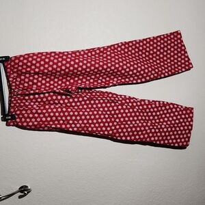 PB Basic Christmas Pajama Pants Small Red White